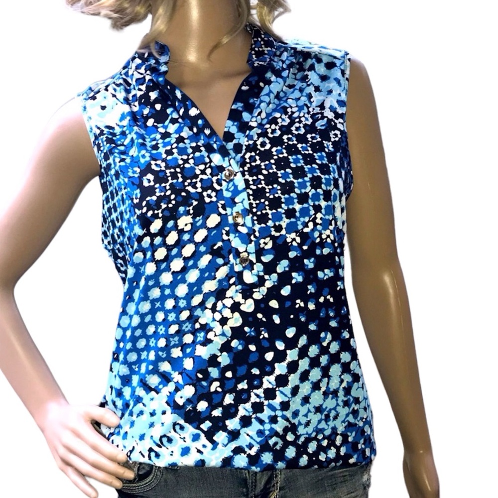 *CLEARANCE* NWOT Bold Blue Blouse
